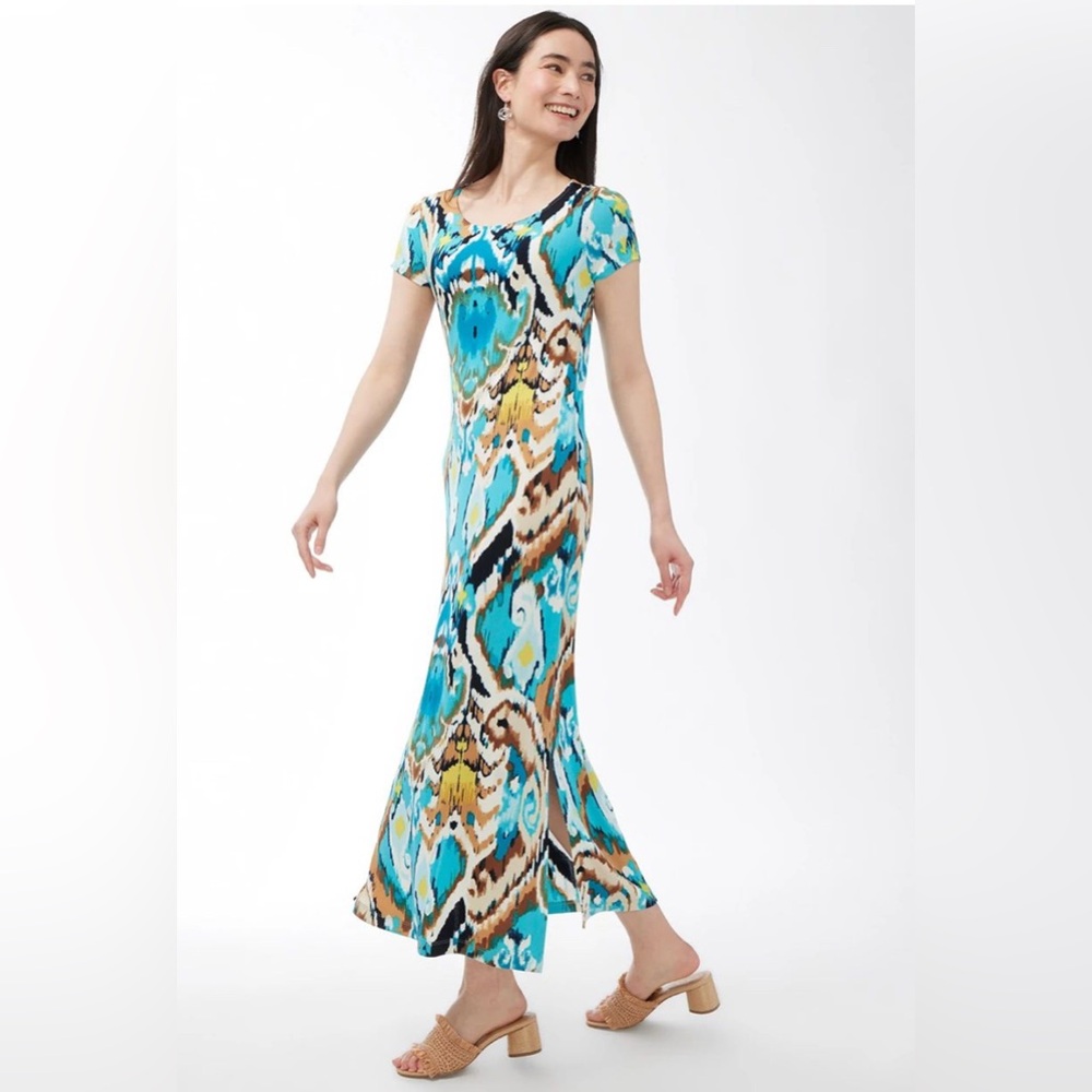 Chico’s Travelers Classic Cap-Sleeve Dress